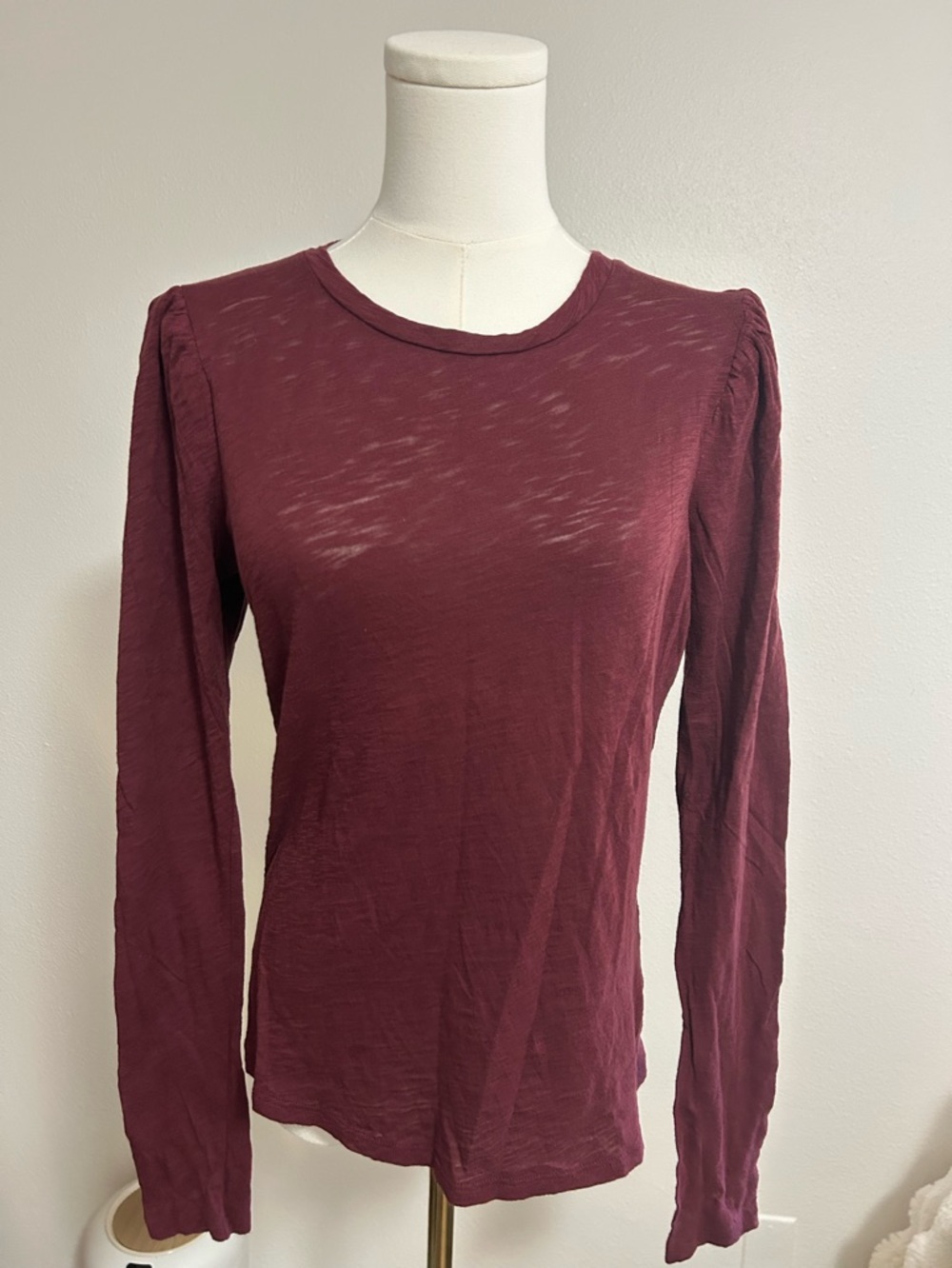 Goldie Maroon Long Sleeve Tee